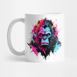 Abstract Colorful Bigfoot Sasquatch Mug